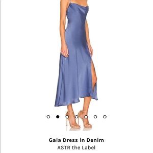 ASTR Blue Gaia Dress